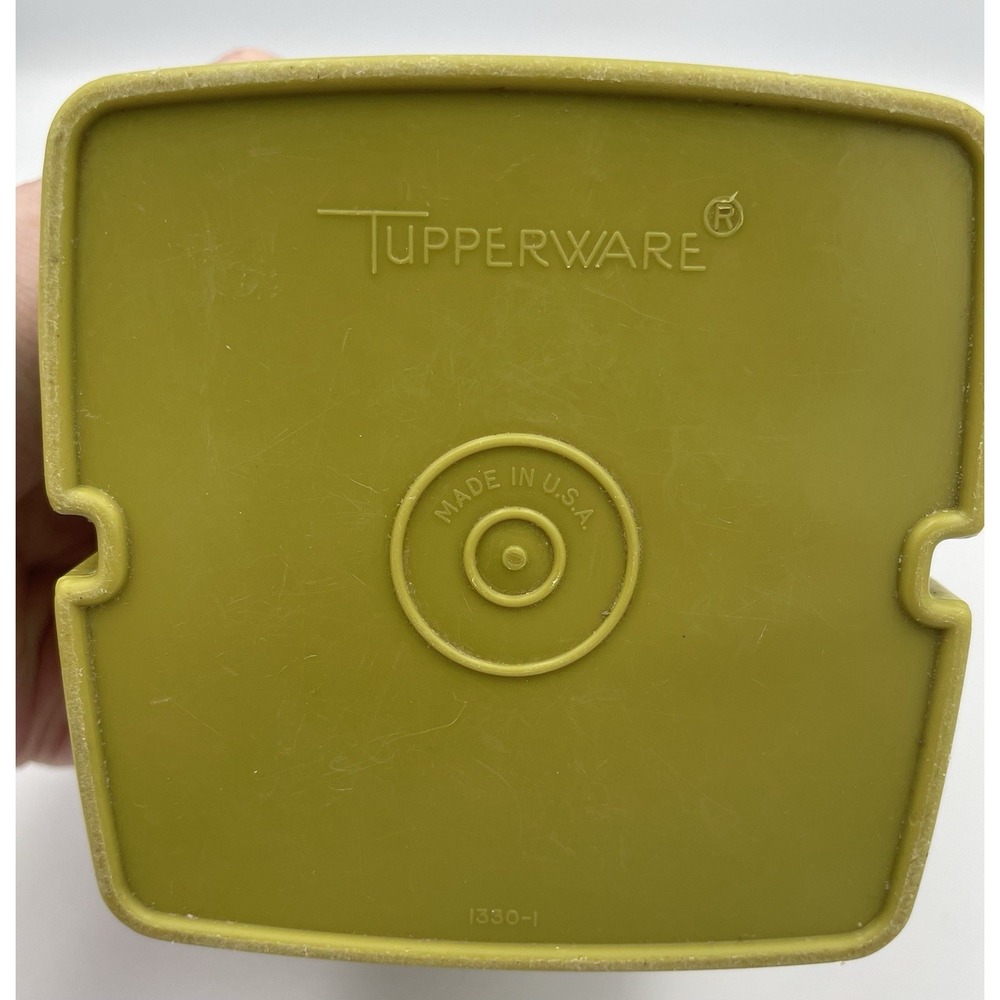 Vintage Tupperware Pickle Pepper Keeper Olive Avocado Green Deli 3 Piece - Picture 8 of 16
